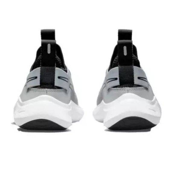 Nike Kid's Flex Plus (GS) Light Smoke Grey/ Black White Sneakers - Picture 5 of 16